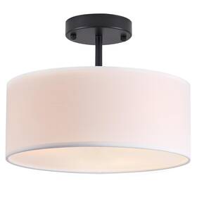23cl1005ca-bl Bargeni Semi Flush Mount Ceiling Light 13 Inch Modern 3-light Fixture B