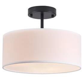 Bargeni 616050595955 Semi Flush Mount Ceiling Light 13 Inch Modern 3-light Fixture B