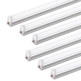 Barrina 756040530372 6 Pack Led T5 Integrated Single Fixture 4ft 2200lm 6500k Super B