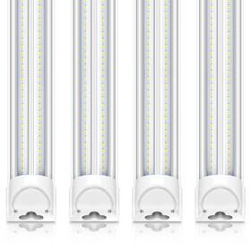 Bax100 Barrina 8ft Led Shop Light 100w 15000lm 5000k Clear Cover Linkable Tube