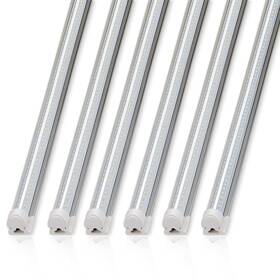 Inwt80722465cc Barrina 8ft Led Shop Lights Fixture T8 72w 10000lm 5000k Daylight White Cl