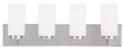 16374-05 Bathroom Vanity Livex Fixture Lake Light West Lighting Chrome 4 Large
