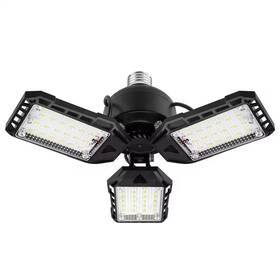 Beambox 726084444966 1-pack 80w Led Garage Light 8000lm 6500k Deformable Shop With 3 Panels E2