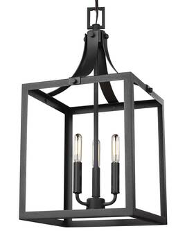 Sgch82153bk Bellevue Sgch82153 Ipava 3 Light 12 Inch W Candle Style Chandelier - Black