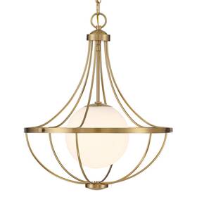 Shp26109nb Bellevue Shp26109 Meridian 18 Inch W Pendant - Brass