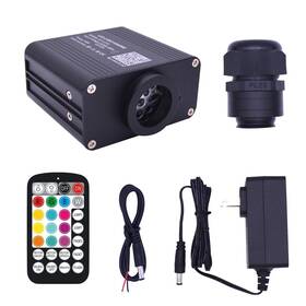 Le-16tb Benevibe Twinkle 16w Mini Bluetooth App Control Music Sync Fiber Optic Light Source Rg