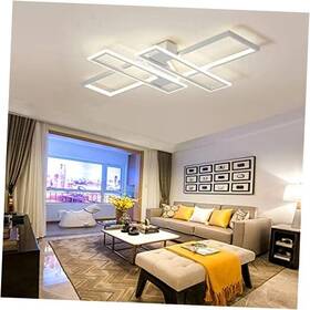 666-120 Benjun Modern Led Ceiling Lights Fixture Dimmable Close To 47.2in White