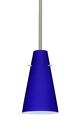 Bes.1tt-4124cm-led-sn Besa Lighting Cierro Led Pendant Cobalt Blue Matte 767893877187