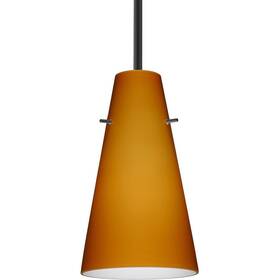 1tt-412480-bk Besa Lighting Cierro 1 Light Black Stem Pendant Ceiling