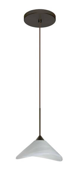 1xt-191352-br Besa Lighting Hoppi-one Light Cord Pendant With Flat Canopy-5.5