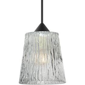 1xt-512500-bk Besa Lighting Nico 4 1 Light Black Cord Pendant Ceiling