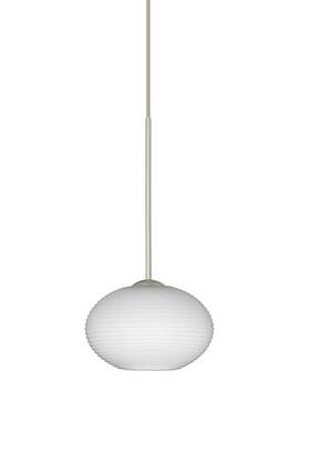 1xt-561207-sn Besa Lighting Open Box Lasso Pendant Satin Nickel