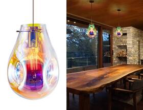 Bwmp-bl2330-p Bewamf Modern Glass Island Pendant Light Lava Irregular Shape Chic 1 Chandelie
