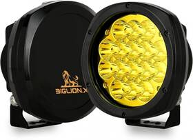 Yellow-5001bsgy Biglion.x 5 Inch Pair 160w Amber 5inch Driving Light Spot Beam