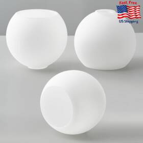 B0csct67cj Binobro 3 Pack Fixture Replacement Globe Shade 6 Inch Diameter E26 Base Frosted Glass Fo