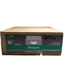 29114bn Biscayne Flush Mount-plafonnier Brushed Nickel