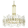 Bol-8888-ag Crystorama Bolton Light Aged Brass Chandelier 633779040009