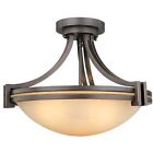 Jj534-78 Bolivian Bronze Ceiling Carmetized Design Light Classics Glass