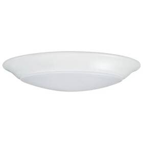 62-1801 Brentwood Integrated White Acrylic Steel Led Round Disk Light 120v
