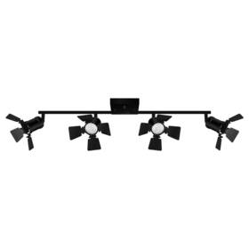 Fc0441 Bricosmocon Track Lighting Fixtures Ceiling Black With Rotatable Heads 4