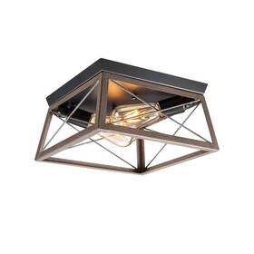 B6607 Bromi Design Foster 2-light 12.22 Inch Dia Flush Mount Ceiling Fixture