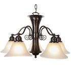 617277 Bronze Oil Af Light Rubbed Lighting - Chandelier Wellington Glass 5
