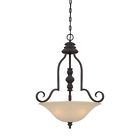 28443-gb Bronze Highland Golden Inverted Lighting Park Light Jeremiah 3 Pendant