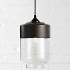 R377516 Bronze Pendant - Crystal Dark Canister Lumens Hennepin