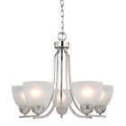 1405ch Brushed Lighting 5 20 Chandelier Nickel Cornerstone Kingston Light