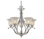Ch35405bn Brushed Chandelier 5 Fixture Nickel Monrovia Ceiling Lighting Vaxcel