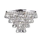 L869-en-407 Bubble Flush-mount Tranquil Chandelier Chrome Crystal
