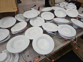 Led14rec Bulbrite 739698775272 14 Watt 120v Led 5/6 Inch White Round Retrofit Recessed Downlight Lot