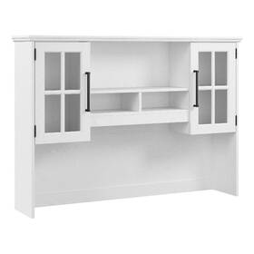 Wbh160was-03 Bush Home Westbrook 60w Computer Desk Hutch In White Ash Dining Room Liv Inch