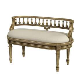 2625424 Butler Hathaway 37 Inch Upholstered Bench Beige -