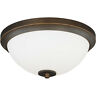 C0071 Vaxcel Glendale Light Inch Sienna Bronze Flush Mount Ceiling