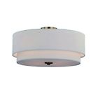C0112 Vaxcel Lighting Burnaby Light Ceiling Fixture With White 884656736748