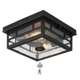 Calokes 710946681569 Outdoor Flush Mount Motion Sensor Ceiling Light - Timeless Industrial