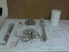 21950 Campania Glass Mini Fixture Pendant Frosted Uttermost Nickel Br.