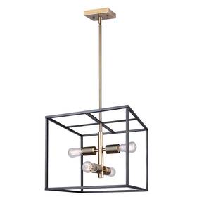 Ich2012b04bkg15 Canarm 062345488707 Zelda Spec. Mbk Gd Color 4 Lt 15inch Width Rod Chandelie