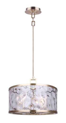Ich675b05gd16 Canarm Frankie 5-light Chandelier Modern Ceiling Light - Gold