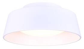 Lfm177a14wh Canarm Ltd Adira14-inch Led Flush Mount Ceiling Light White Acrylic Drum Integrated