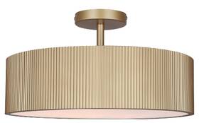 Rv1208a02gd Canarm Ltd. Riviera 2-light Semi-flush Mount Ceiling Light 18-inch Modern Gold