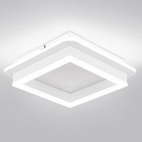 Caneoe 772467812228 24w Square Led Ceiling Light 6000k Cool White Flush Mount For Hallway Room