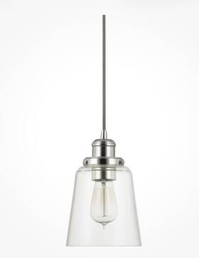 Capital 3718pn-135 Pendant 1-light 100 Watts Polished Nickel