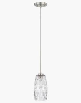 328611bn-450 Capital Lighting 328611-450 Casper Pendant Brushed Nickel