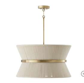 341281np Capital Lighting Cecilia - 8 Light Pendant-bleached Natural