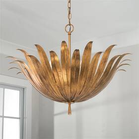 Capital Lighting 349541ag 349541 Eden 4 Light 24 Inch W Abstract Chandelier - Gold