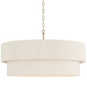 349842ma Capital Lighting 349842 Delaney 4 Light 30 Inch W Drum Chandelier - Brass