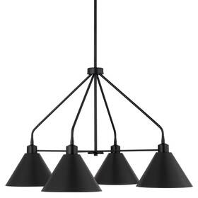 451341mb Capital Lighting 451341 Alden 4 Light 33 Inch W Chandelier - Black