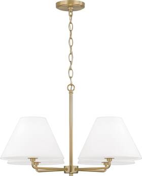 453242ma Capital Lighting Parson Transitional Soft White 4-light 240w 15 Inch Hx27 W